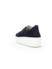 Gabor Leren sneakers zwart/crème