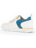 Gabor Skórzane sneakersy w kolorze biało-turkusowym