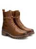 Travelin` Leder-Boots "Kylland" in Hellbraun