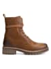 Travelin` Leren boots "Kylland" lichtbruin