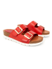 CLKA Leren slippers rood