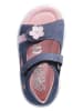 PEPINO Leren sandalen "Maja" donkerblauw/lichtroze