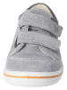 PEPINO Leren sneakers "Timmi" grijs/oranje