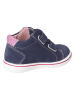 PEPINO Leren sneakers "Mia" donkerblauw/lichtroze
