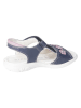 Ricosta Leren sandalen "Marisol" donkerblauw/lichtroze