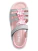 Ricosta Skórzane sandały "Lorena" w kolorze jasnoszaro-różowym