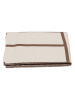 David Fussenegger Plaid "Nova - Dreiecke" in Creme/ Braun