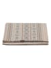David Fussenegger Leinenplaid "Lino - nordische Bordüre" in Beige