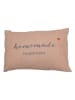 David Fussenegger Poszewka "Silvretta - Homemade Happiness" w kolorze jasnobrązowym na poduszkę