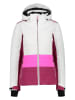 CMP Ski-/ Snowboardjacke in Weiß/ Pink