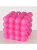 Boltze Świece (3 szt.) "Bubble" w kolorze różowym i zielonym - wys. 7,5 cm