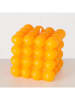 Boltze 3er-Set: Kerzen "Bubble" in Rosa/ Orange/ Lila - (H)7,5 cm