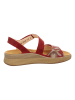 Think! Leder-Sandalen "Meggie" in Rot/ Bunt 