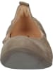 Think! Leder-Ballerinas in Taupe