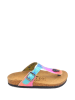 Calceo Teenslippers roze/turquoise