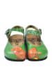 Calceo Enkelsandalen groen/meerkleurig