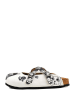 Calceo Clogs in Weiß/ Schwarz