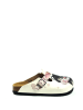 Calceo Clogs in Weiß/ Schwarz