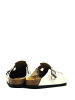 Calceo Clogs in Weiß/ Schwarz