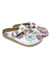 Calceo Clogs wit/meerkleurig