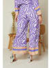 Curvy Lady Broek paars
