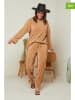 Curvy Lady 2-delige outfit camel