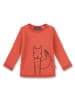 Sanetta Kidswear Sweatshirt "Sweet Squirrel" in Orange