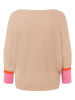 More & More Sweter w kolorze beżowo-różowym