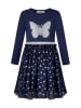 happy girls by Eisend Kleid in Dunkelblau/ Silber