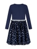 happy girls by Eisend Kleid in Dunkelblau/ Silber