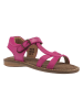 Rap Skórzane sandały w kolorze różowym