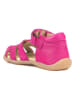 Rap Leren enkelsandalen roze