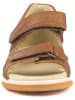 Rap Skórzane sandały w kolorze brązowym