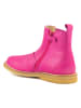 Rap Leder-Chelsea-Boots in Pink