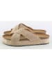 Sixth Sens Slippers goudkleurig/beige