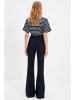 trendyol Broek donkerblauw