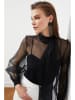 trendyol Bluse in Schwarz