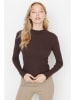 trendyol Rollkragenpullover in Braun