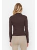 trendyol Rollkragenpullover in Braun