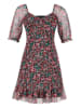 trendyol Jurk zwart/groen/rood