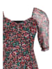 trendyol Jurk zwart/groen/rood