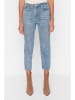 trendyol Spijkerbroek - mom fit - lichtblauw