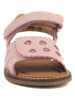 Rap Skórzane sandały w kolorze jasnoróżowym