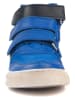 Rap Leder-Sneakers in Blau