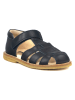 Rap Leren enkelsandalen donkerblauw