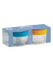 Kilner Snackglazen transparant/petrol/geel - 2x 125 ml
