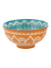 Typhoon Schale "India" in Orange/ Türkis - Ø 12 cm