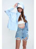 Trend Alacati Jeans-Shorts in Hellblau