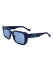 Liu Jo Damskie okulary przeciwsłoneczne w kolorze granatowo-niebieskim