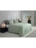 Zo!Home Satijnen beddengoedset "Fiori" groen